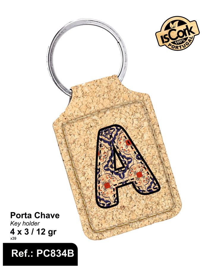 Porta Chaves Quadrado Letras