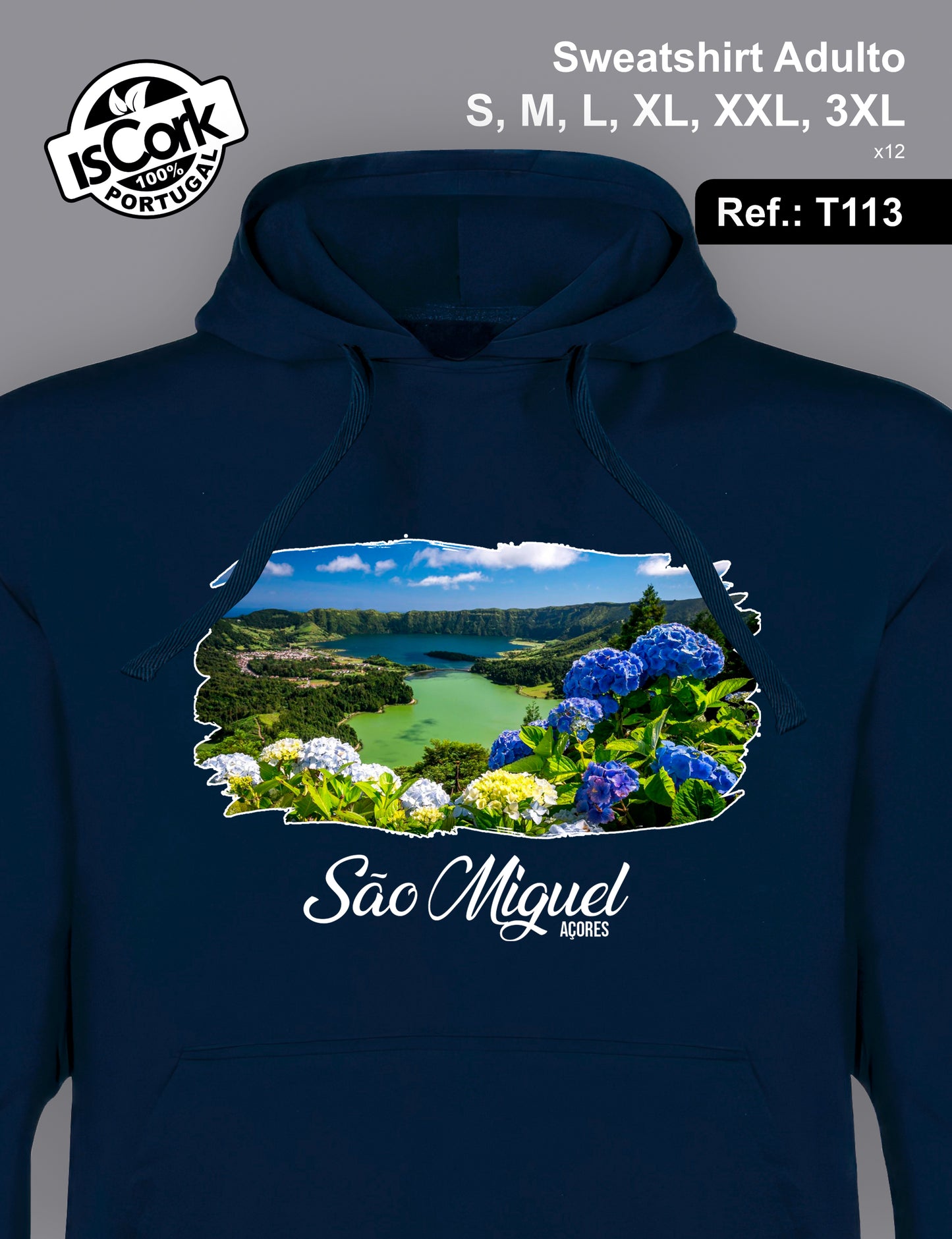 Sweatshirt Adulto Açores T26