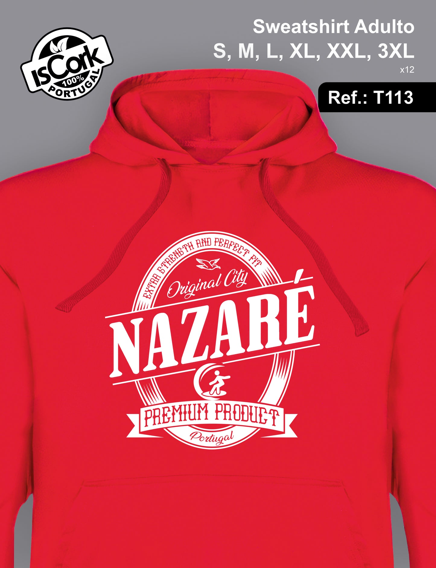 Sweatshirt Adulto Nazaré T597
