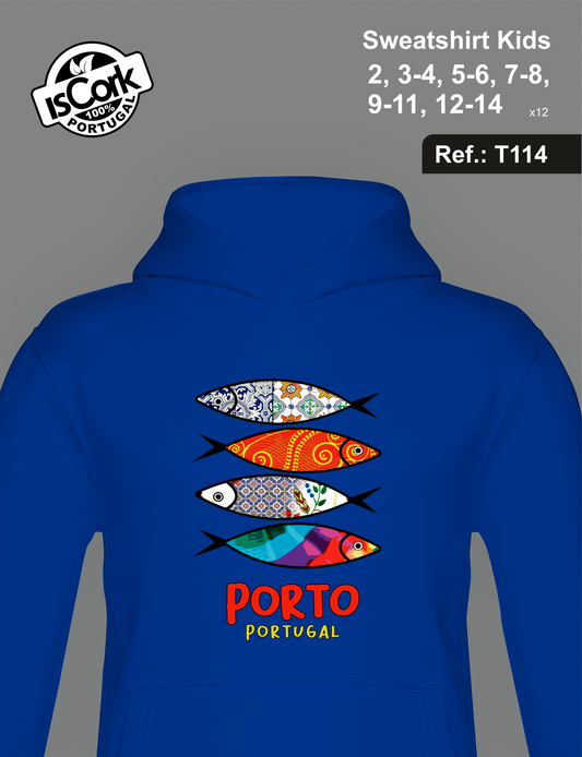 Sweatshirt Kids Porto T64